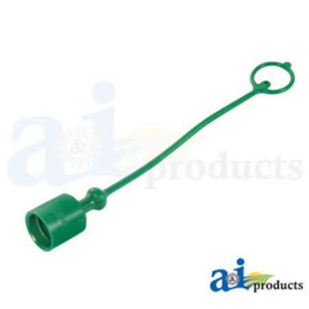 A & I Products Dust Cap, 1/2", Green  8" x4" x4" A-C211016